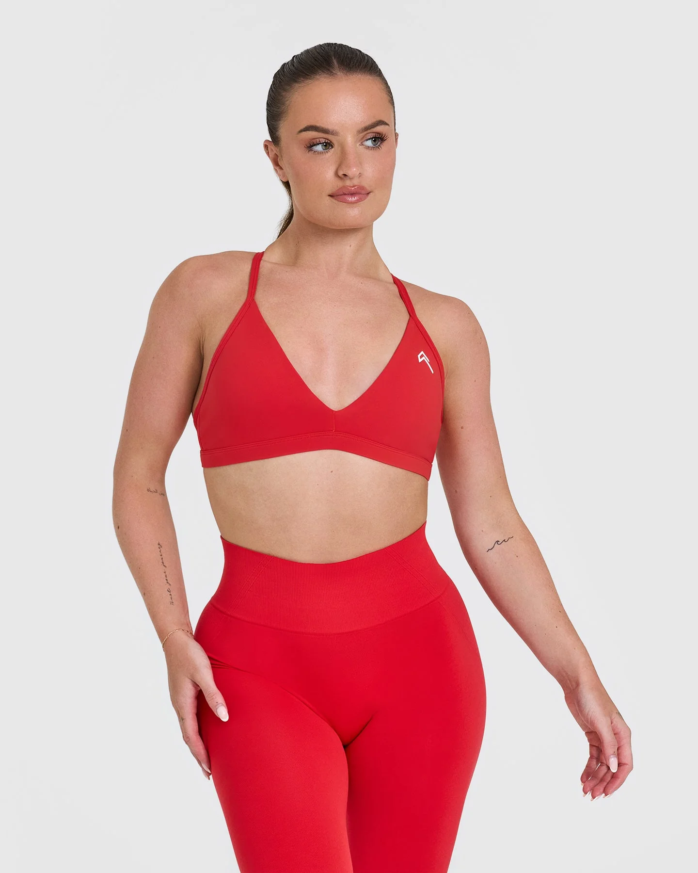 UnifiedMove™ Ultra Micro V Neck Bralette | Muscle Mommy Red