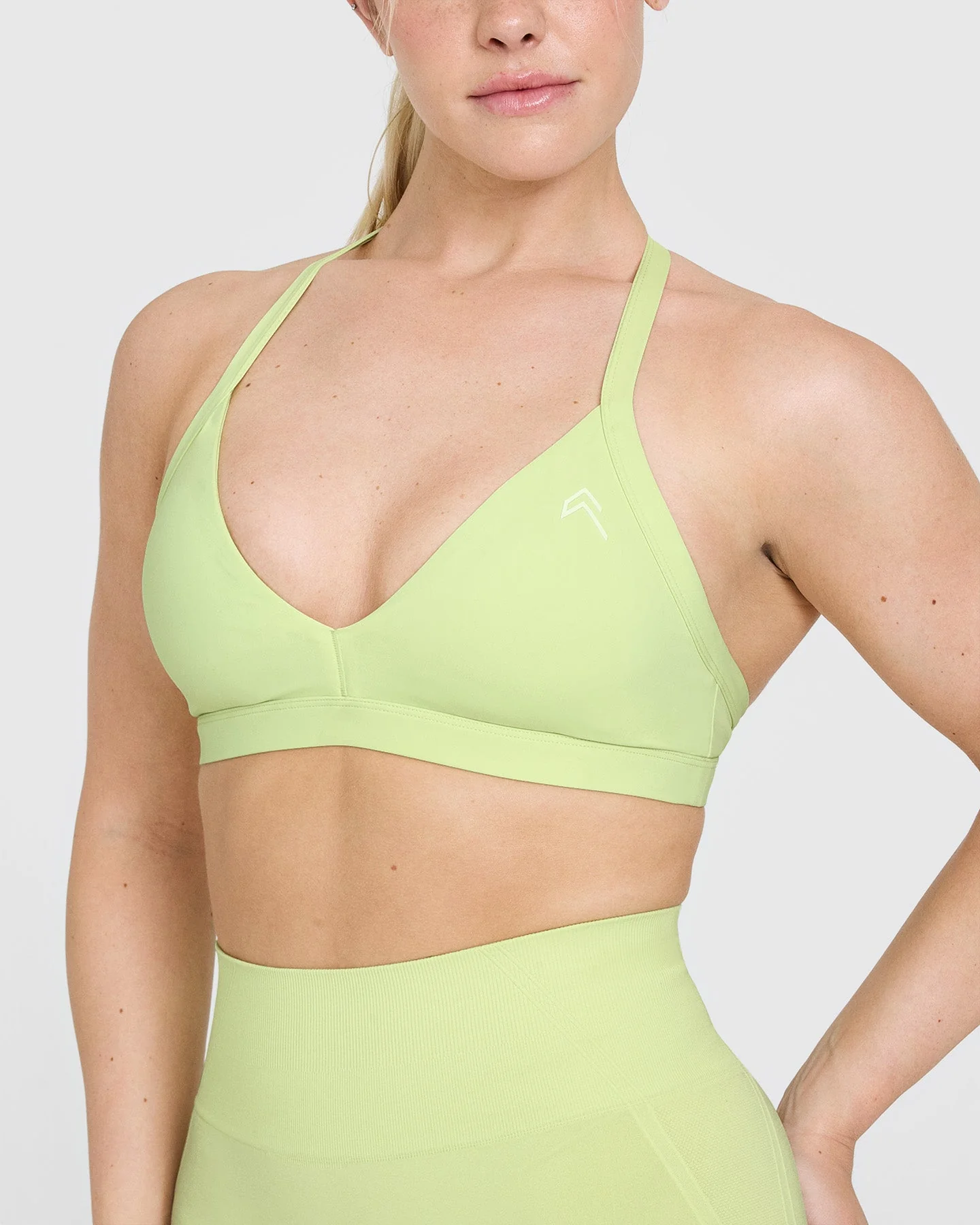 UnifiedMove™ Ultra Micro V Neck Bralette | Pump Green - Image 4
