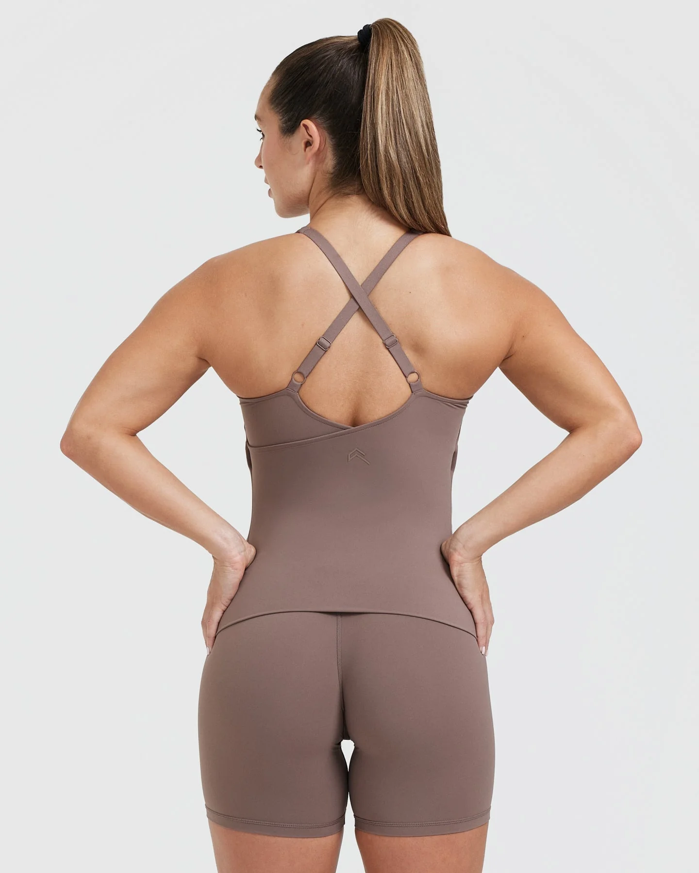 UnifiedMove™ V Neck Cross Back Vest | Cool Brown - Image 2