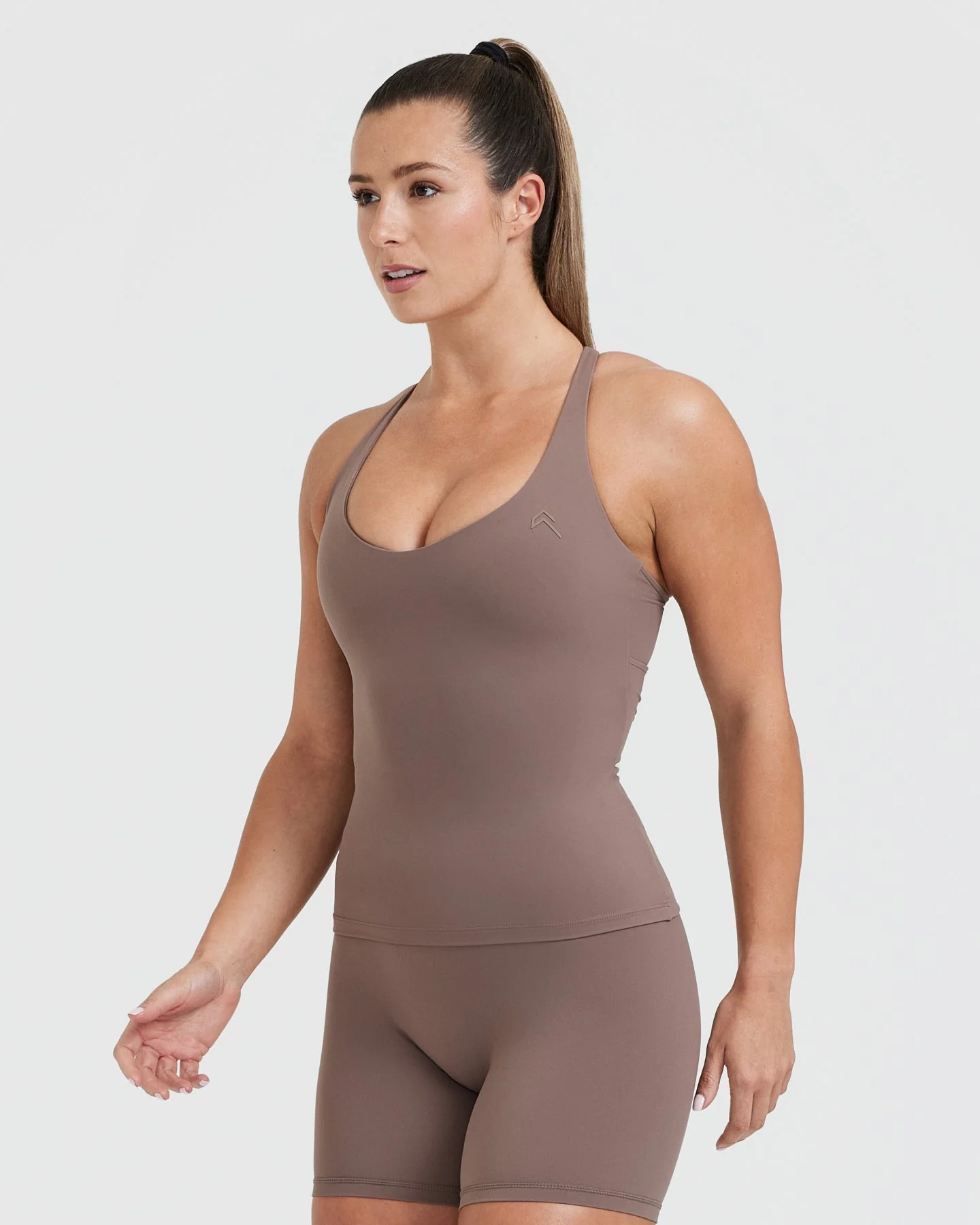 UnifiedMove™ V Neck Cross Back Vest | Cool Brown - Image 3