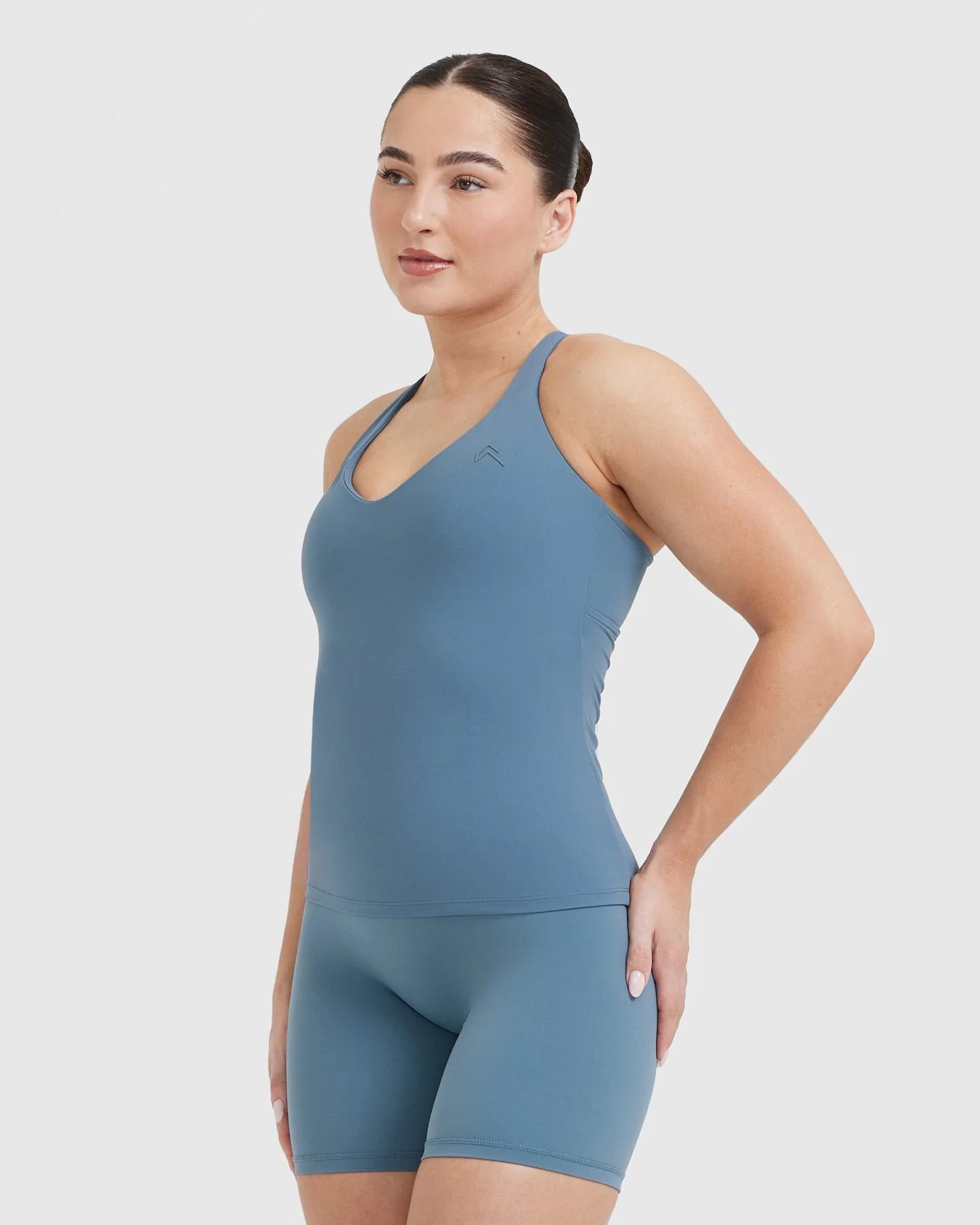 UnifiedMove™ V Neck Cross Back Vest | Moonstone Blue - Image 3