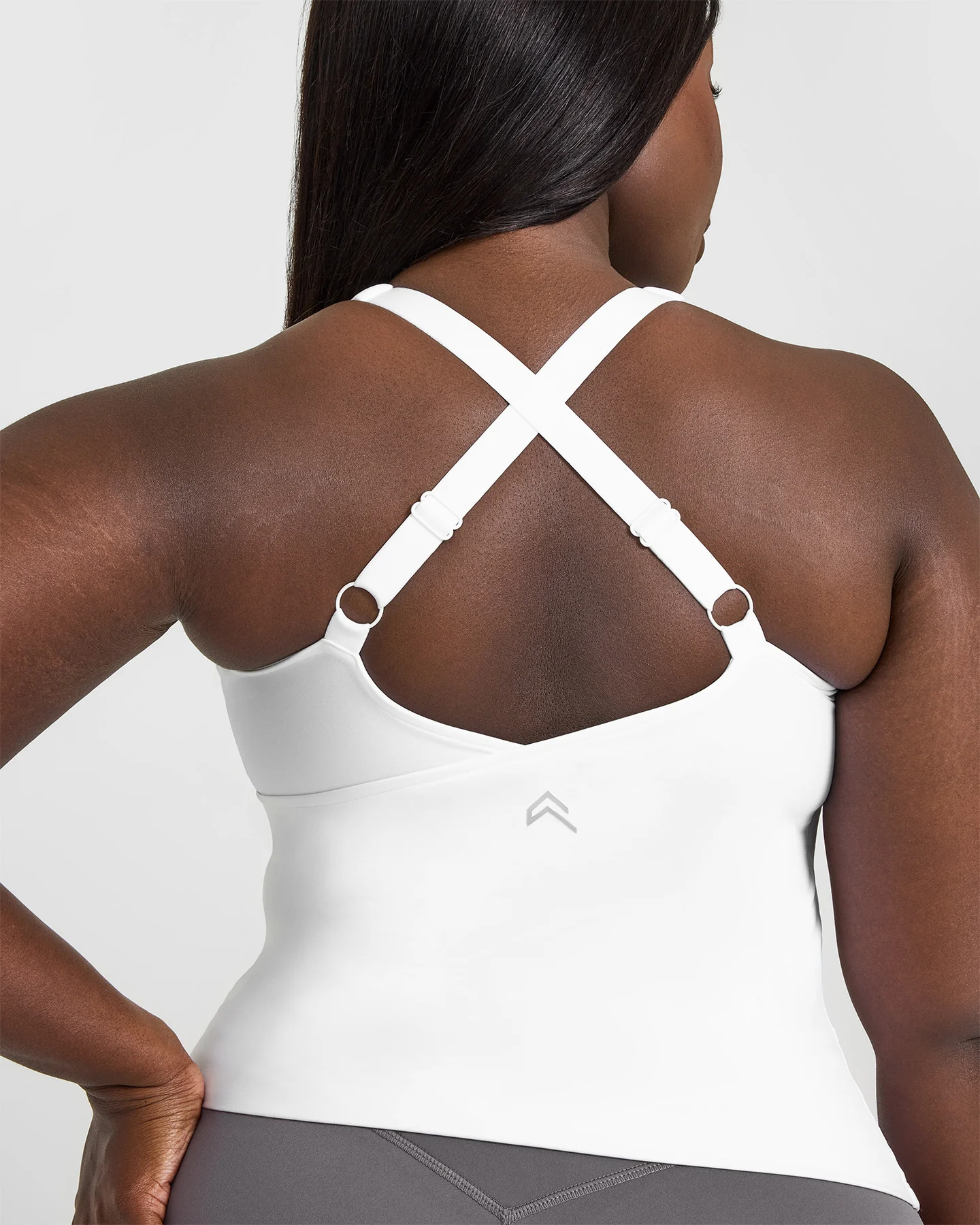 UnifiedMove™ V Neck Cross Back Vest | White - Image 4