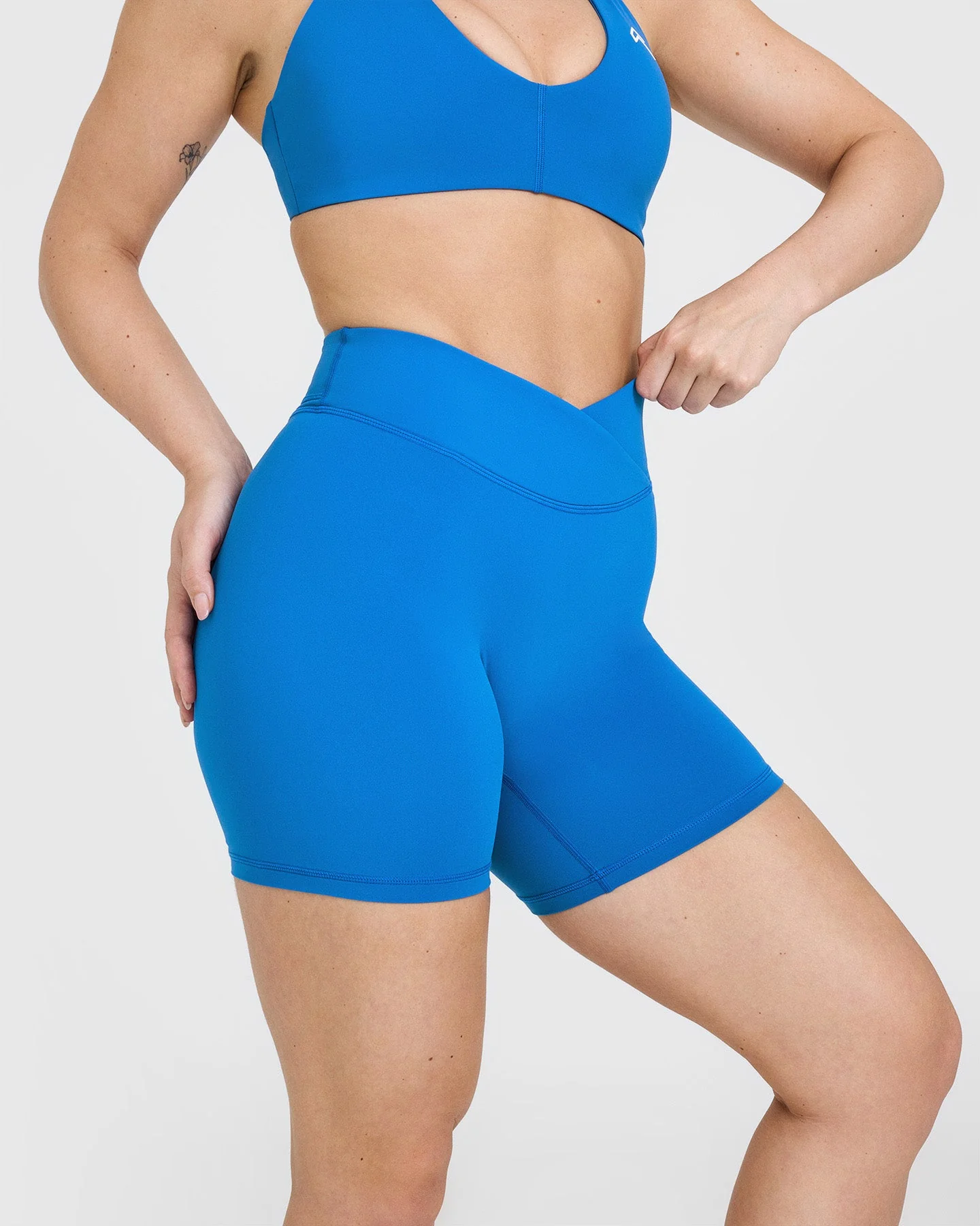 UnifiedMove™ Wrap Shorts 6" | Retro Blue - Image 4