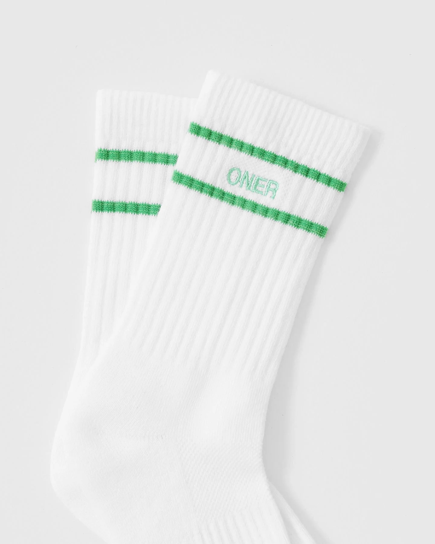 Varsity Crew Socks 3 Pack | White/Jade/Sandstone/Black - Image 5